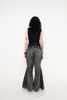 IMMORAL SILVER FLARED PANTS