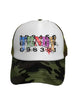 TRNDY NUMERIC CAMO TRUCKER HAT
