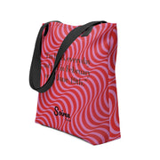 Black Everyday Print Tote Bag