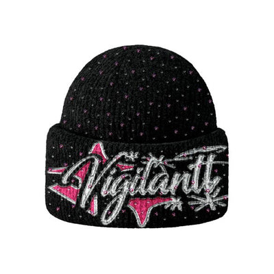 Pink ‘testimony’ beanie