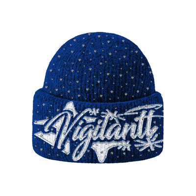 Blue ‘testimony’ beanie