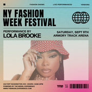 NY Fashion Week Festival Ticket: 9/9/23