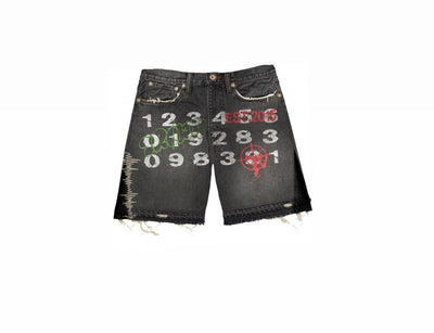 TRNDY NUMERIC GRAFFITI SHORTS