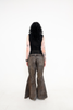 IMMORAL BROWN FLARED PANTS