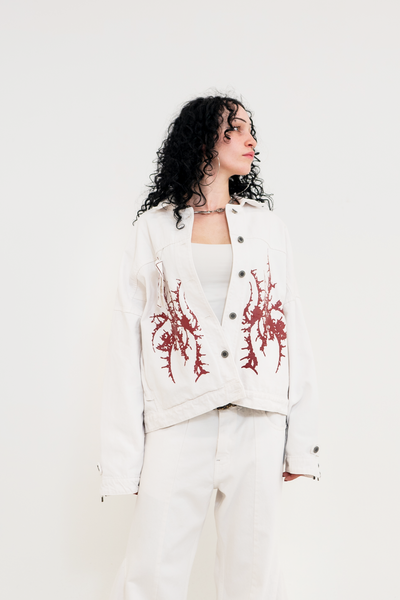 UPRISING WHITE AND RED JACKET